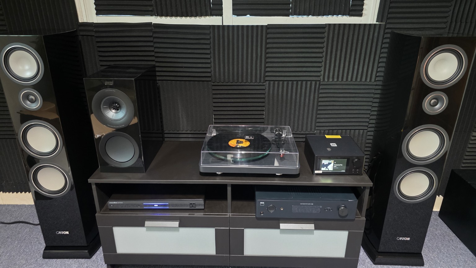 Instalación de audio premium de alta fidelidad
